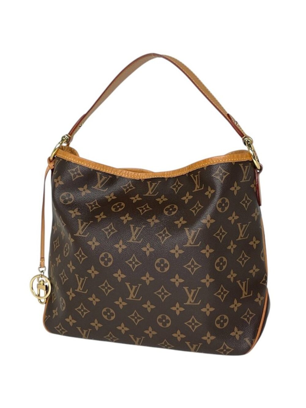 Louis Vuitton Delightful PM Shoulder Bag Monogram Brown Pivoine